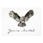 Halloween Owl Party Invite to Customize