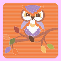 Halloween Owl Sticker stickers