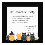 Halloween Owls Custom Invites
