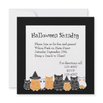Halloween Owls invitations