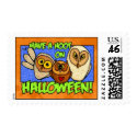 halloween owls postage
