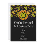 Halloween Paisley Bat Invitation