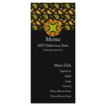 Halloween Paisley Bat Menu Card Full Color Rack Card
