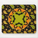 Halloween Paisley Bat Mousepad mousepads