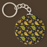 Halloween Paisley Keychain keychains