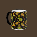 Halloween Paisley Mug mugs