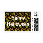 Halloween Paisley Postage Stamp