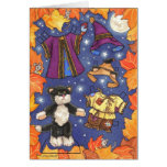 Halloween paperdoll card