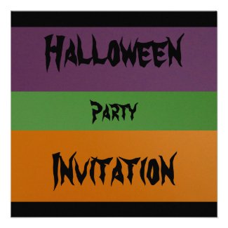 Halloween Party Announcements