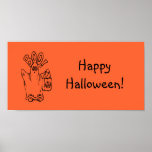 Halloween Party Banners Print