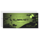 Halloween Party Black Cat Haunted House Personalized Invite
