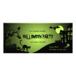 Halloween Party Black Cat Haunted House Personalized Invite
