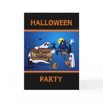 Halloween Party cards