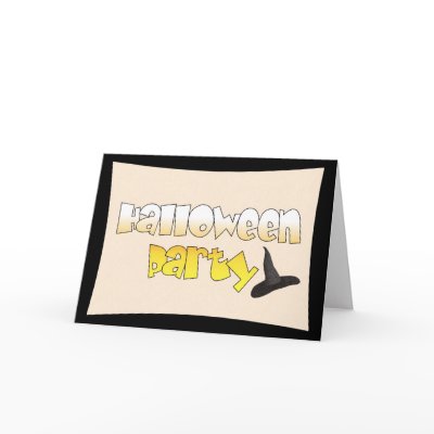 Halloween Party cards
