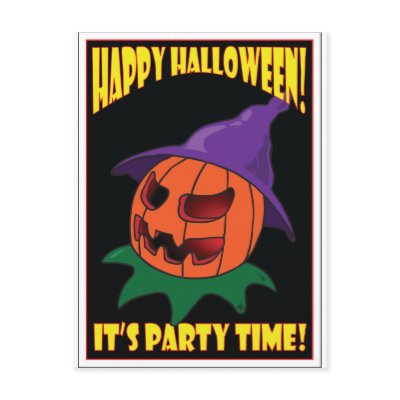 HALLOWEEN PARTY CARDS -2 POSTCARDS by MONSTERVISIONS
