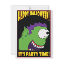 HALLOWEEN PARTY CARDS invitations by MONSTERVISIONS HALLOWEEN PARTY CARDS invitations