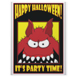 HALLOWEEN PARTY CARDS LETTERHEAD TEMPLATE