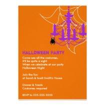 Halloween Party Custom Announcement