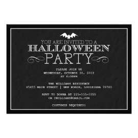 Halloween Party Custom Announcement
