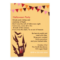 Halloween Party Custom Invitation