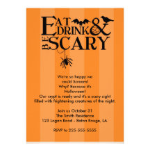 Halloween Party Custom Invitations
