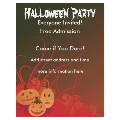 Halloween Party flyers