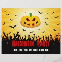 Halloween party flyer