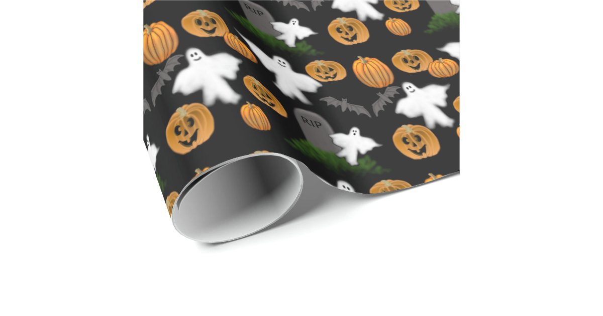 Halloween Party Fun Wrapping Paper Zazzle