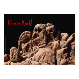 Halloween Party Ghosts Rock Invitation