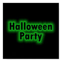 Halloween Party Green Glow posters