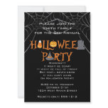 Halloween Party Iconic Letters Custom Invitations