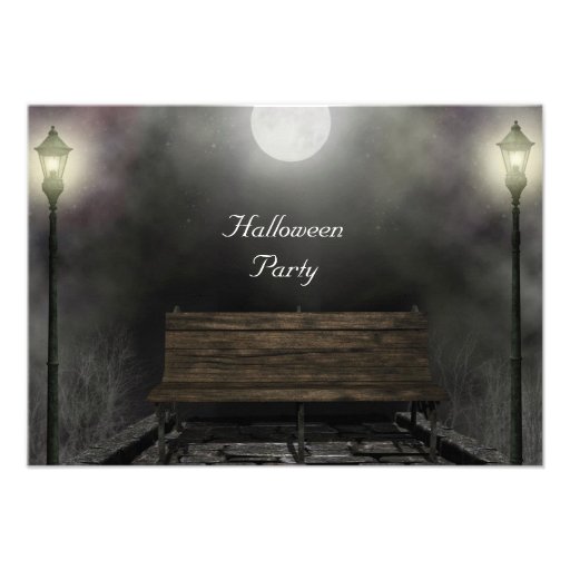Halloween Party inviation dark Custom Invites