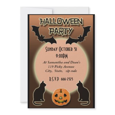 Halloween Party Invitation
