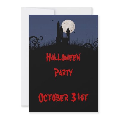 Halloween Party invitations