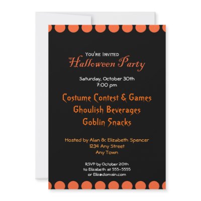 Halloween Party Invitation