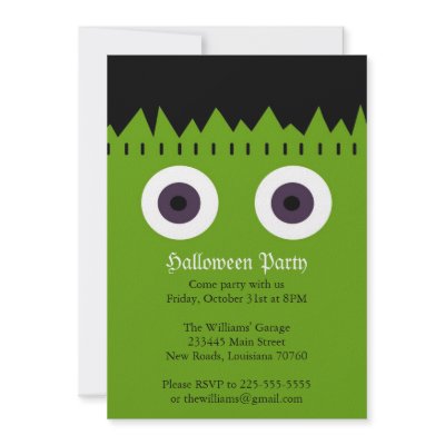 Halloween Party invitations