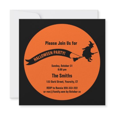 Halloween Party invitations
