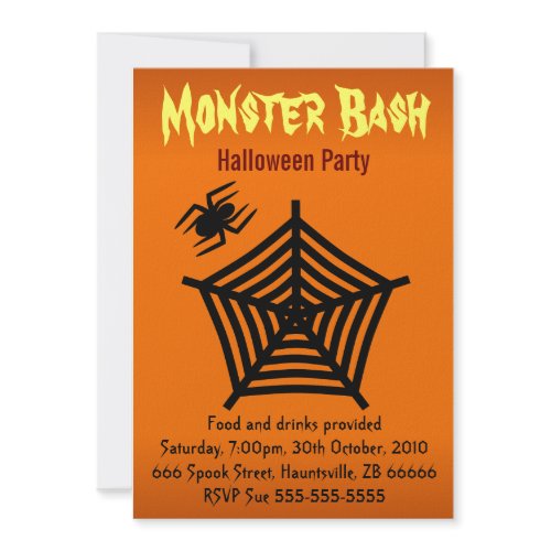 Halloween Party Invitation invitation