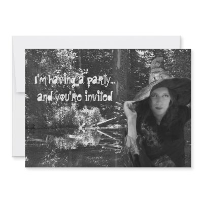 Halloween party invitation