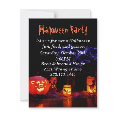 Halloween Party Invitation