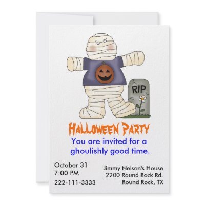 Halloween Party Invitation