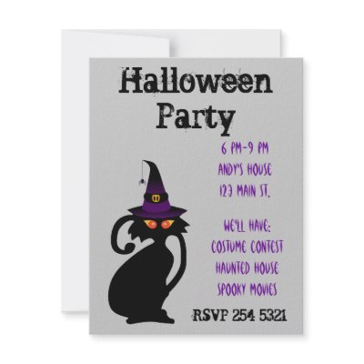 Halloween Party Invitation