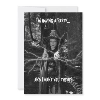 Halloween party invitation