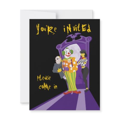 Halloween party invitation