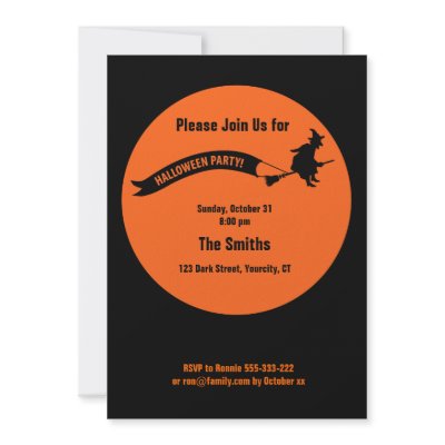 Halloween Party invitations