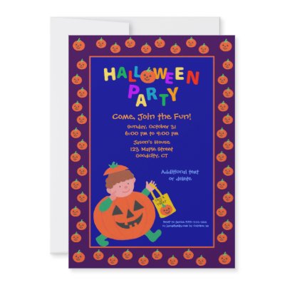 Halloween Party invitations