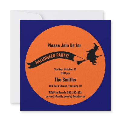 Halloween Party invitations