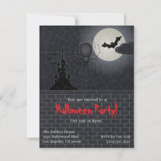 Halloween Party Invitation invitation