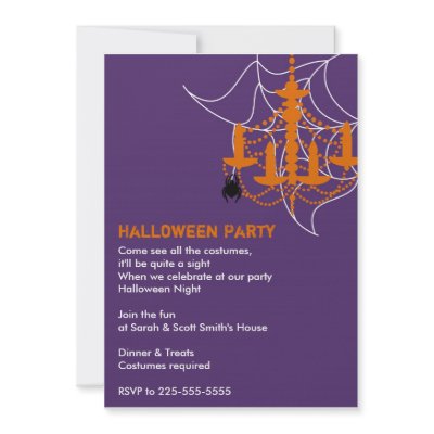 Halloween Party invitations