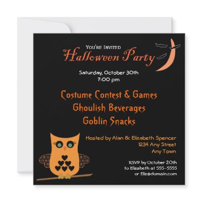 Halloween Party Invitation